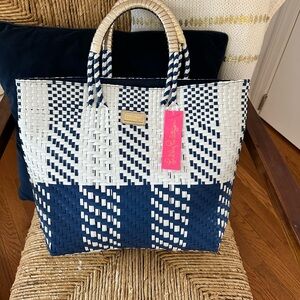 Lilly Pulitzer Low Tide Fanning Tote